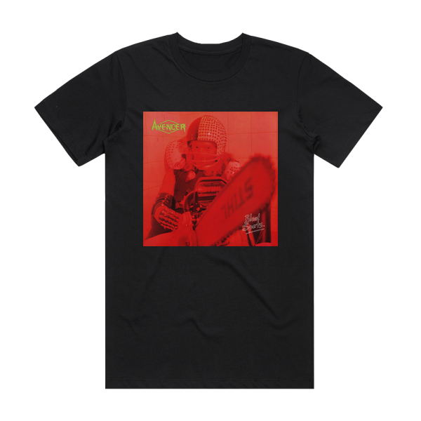 Avenger Blood Sports Album Cover T-Shirt Black