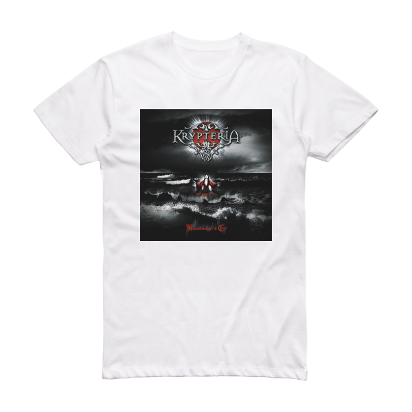 Krypteria Bloodangels Cry Album Cover T-Shirt White