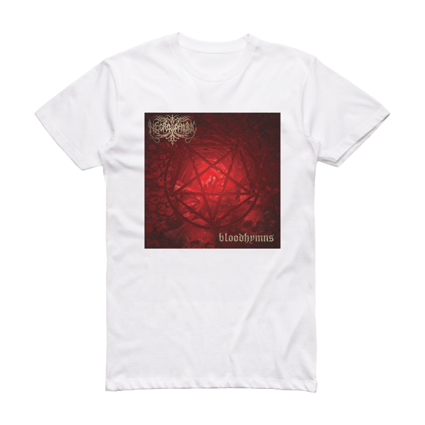Necrophobic Bloodhymns Album Cover T-Shirt White