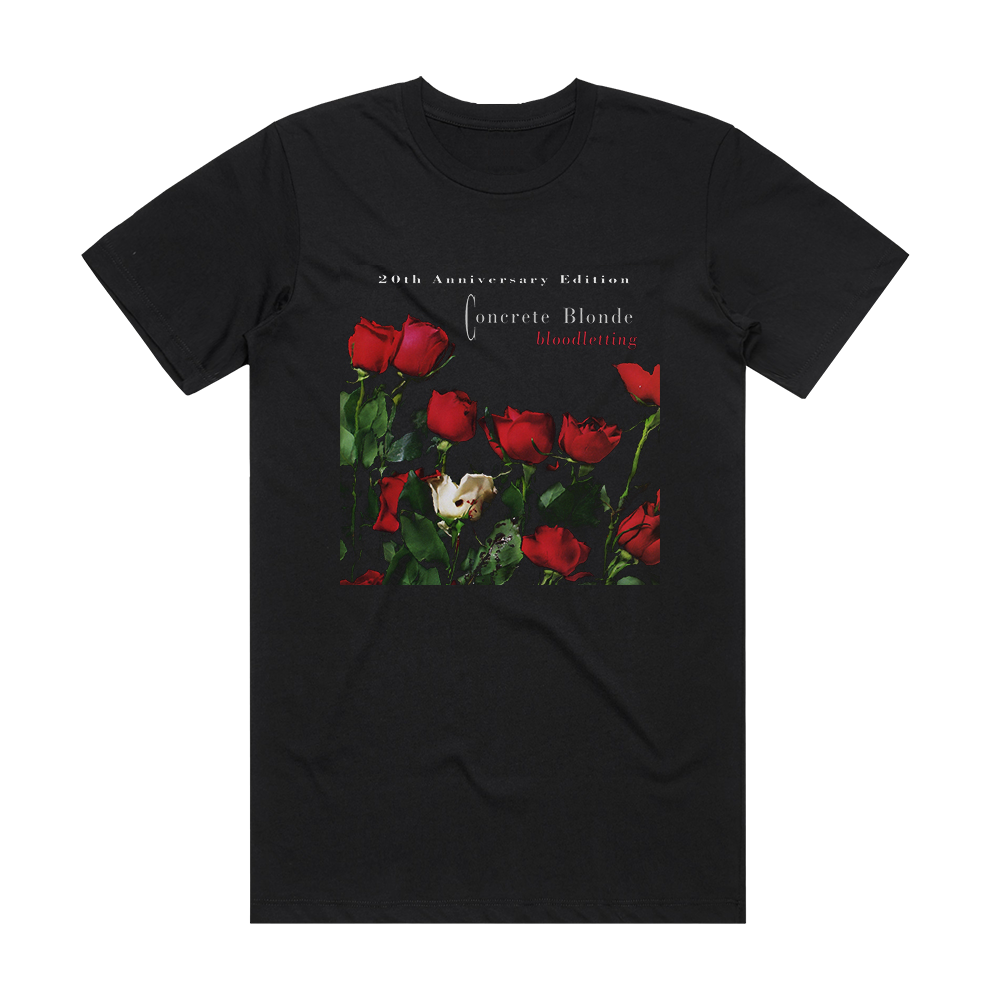 Concrete Blonde Bloodletting 2 Album Cover T-Shirt Black – ALBUM COVER ...