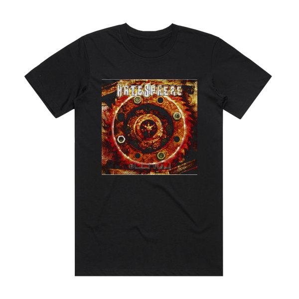 HateSphere Bloodred Hatred Album Cover T-Shirt Black