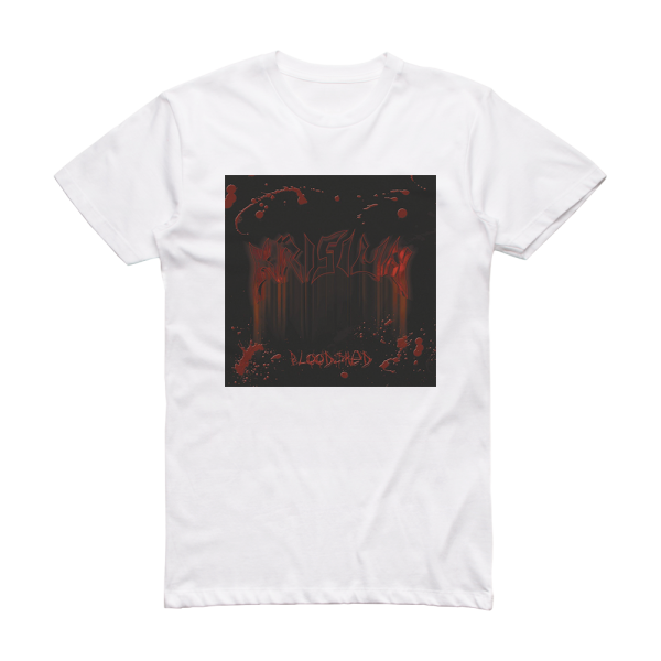Krisiun Bloodshed Album Cover T-Shirt White