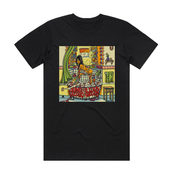 King Gizzard and the Lizard Wizard Bloody Ripper Album Cover T-Shirt Black