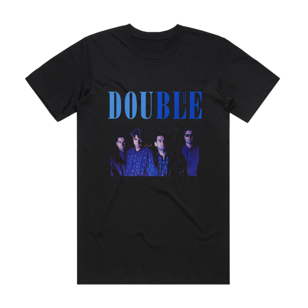 Double Blue Album Cover T-Shirt Black