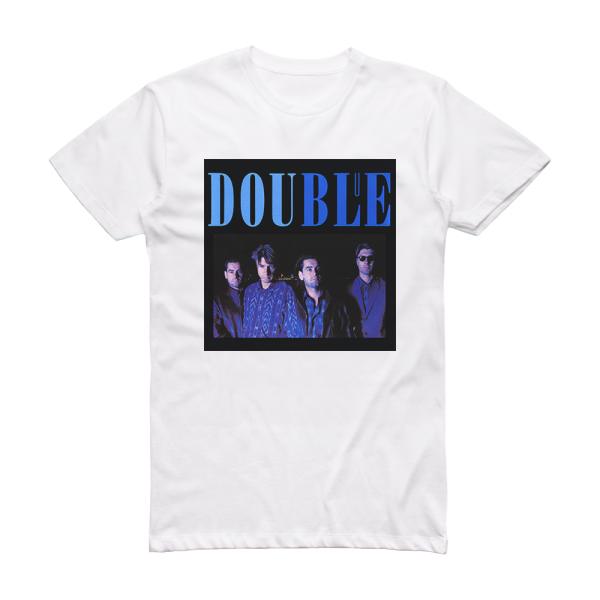 Double Blue Album Cover T-Shirt White