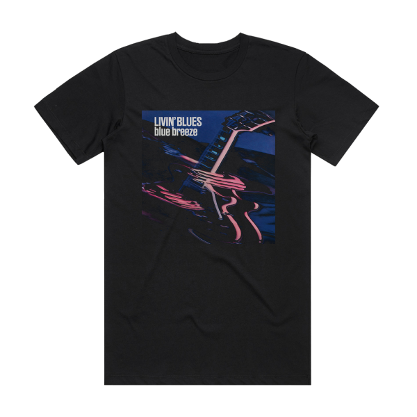 Livin Blues Blue Breeze Album Cover T-Shirt Black
