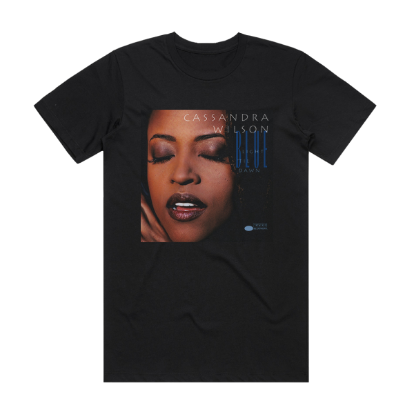 Cassandra Wilson Blue Light Til Dawn Album Cover T-Shirt Black