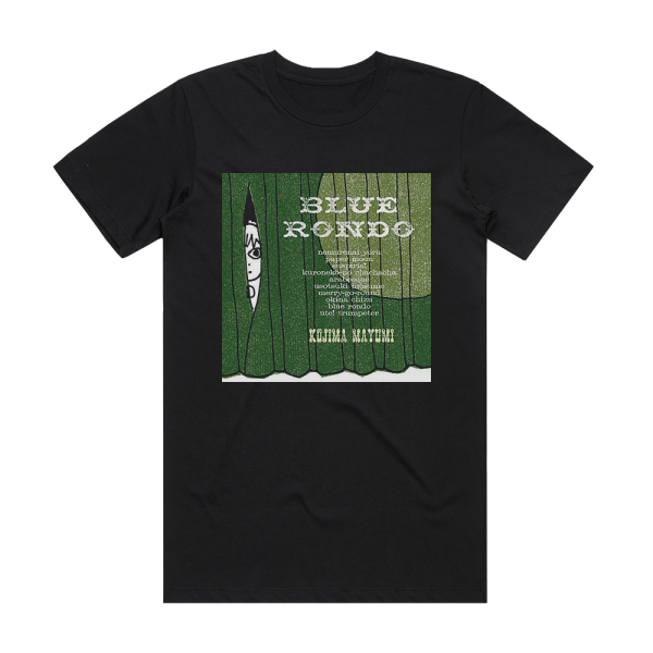 Mayumi Kojima Blue Rondo Album Cover T-Shirt Black