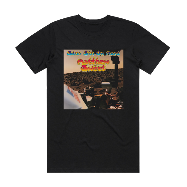 Matthew Sweet Blue Sky On Mars Album Cover T-Shirt Black