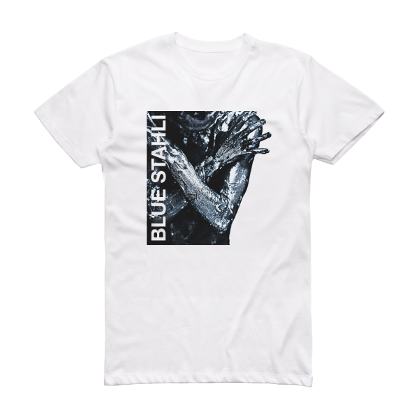 Blue Stahli Blue Stahli Album Cover T-Shirt White