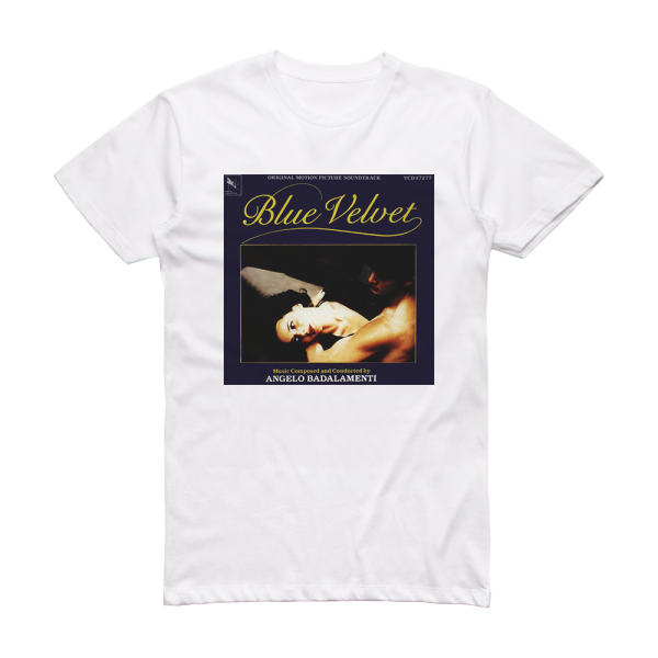 Angelo Badalamenti Blue Velvet Album Cover T-Shirt White