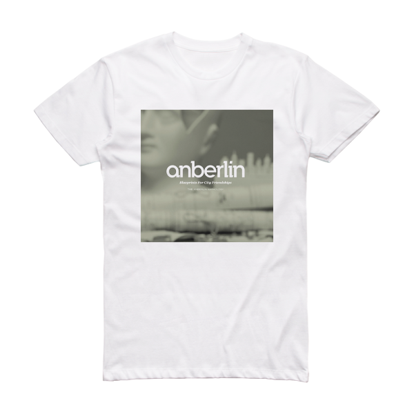 Anberlin Blueprints For City Friends Album Cover T-Shirt White