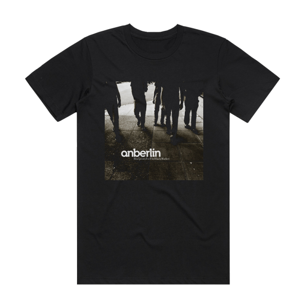 Anberlin Blueprints For The Black Market Album Cover T-Shirt Black