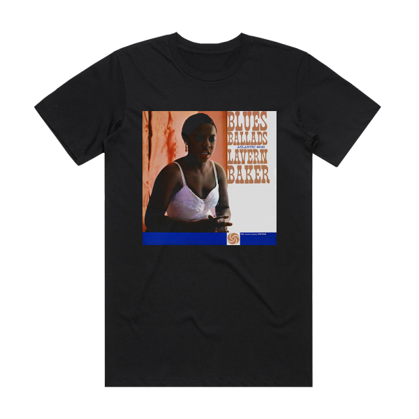 LaVern Baker Blues Ballads Album Cover T-Shirt Black