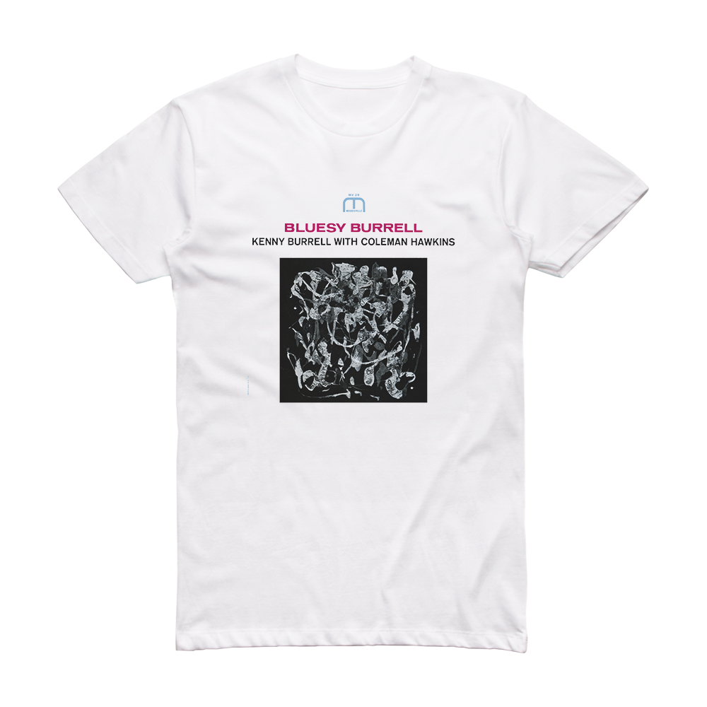 Kenny Burrell Bluesey Burrell Album Cover T-Shirt White – ALBUM COVER T ...