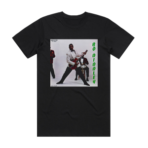 Bo Diddley Bo Diddley Album Cover T-Shirt Black