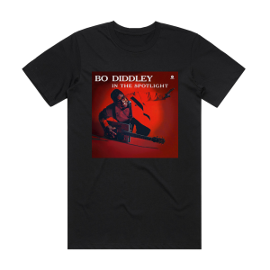 Bo Diddley Bo Diddley In The Spotlight Album Cover T-Shirt Black