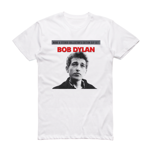 Bob Dylan Bob Dylan 3 Album Cover T-Shirt White