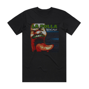 La Polla Records Bocas Album Cover T-Shirt Black