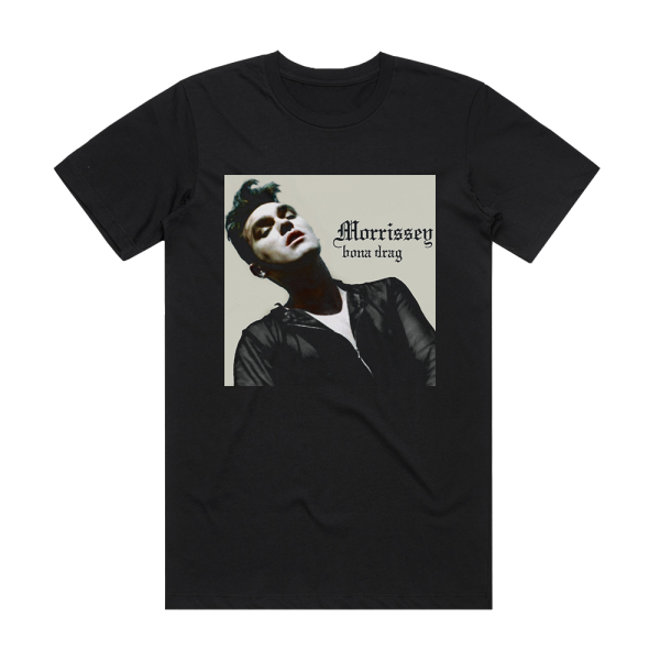 Morrissey Bona Drag 1 Album Cover T-Shirt Black