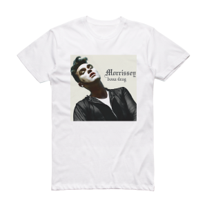 Morrissey Bona Drag 1 Album Cover T-Shirt White