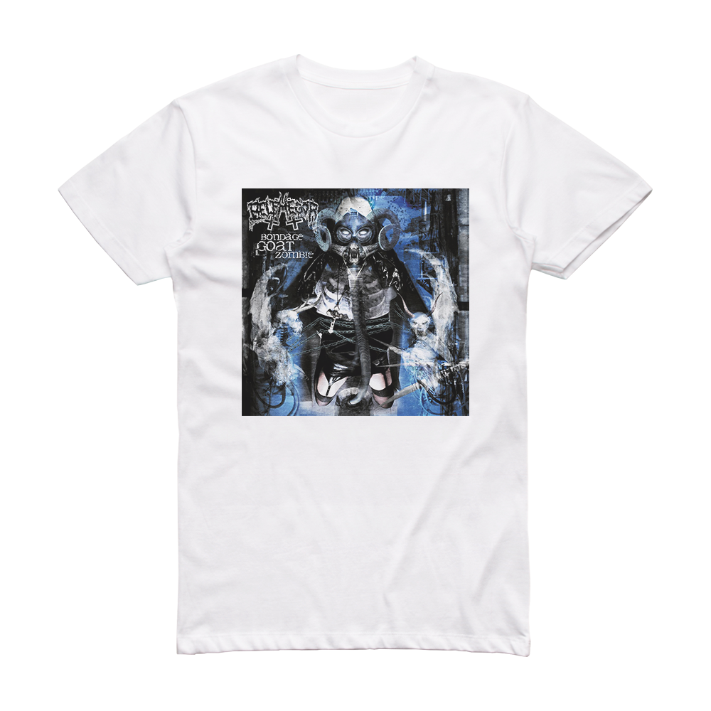 Belphegor Bondage Goat Zombie 1 Album Cover T-Shirt White – ALBUM COVER ...