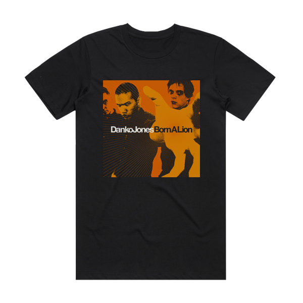Danko Jones Born A Lion Album Cover T-Shirt Black