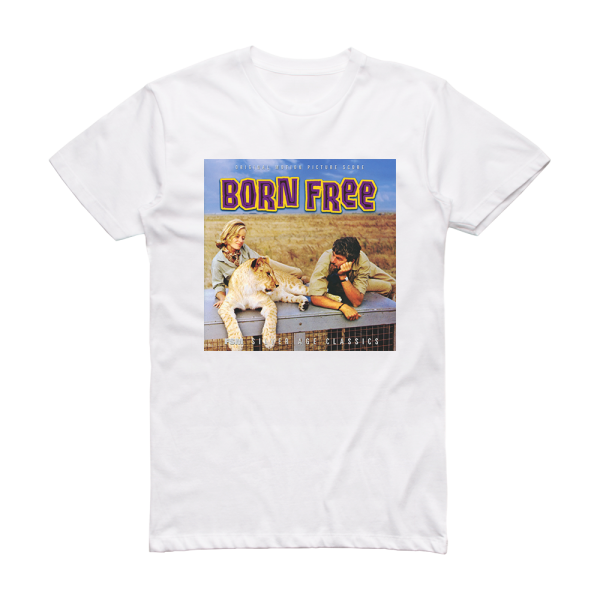 John Barry Born Free Album Cover T-Shirt White