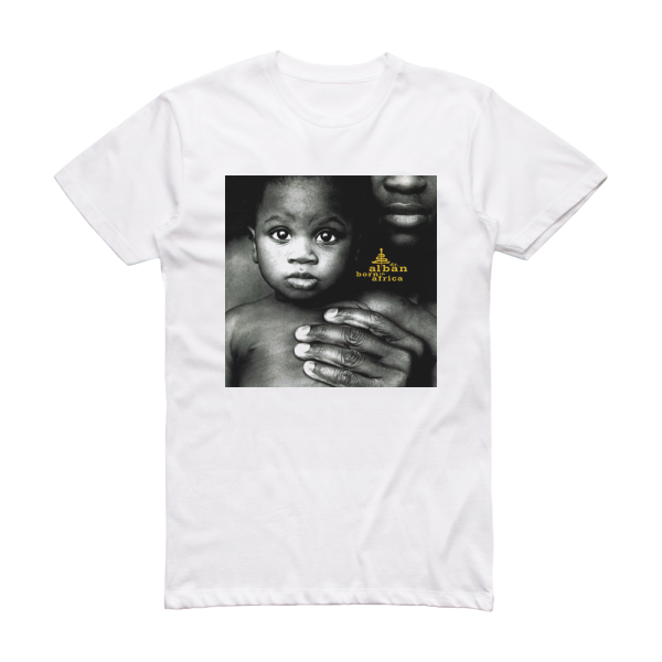 Dr Alban Born In Africa Album Cover T-Shirt White