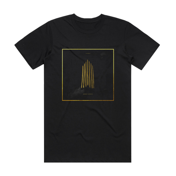 J Cole Born Sinner Album Cover T-Shirt Black