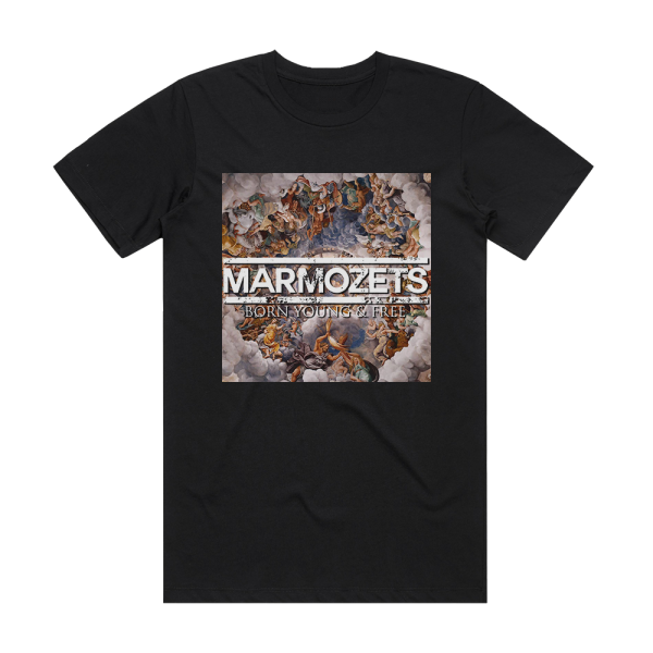 Marmozets Born Young And Free 1 Album Cover T-Shirt Black