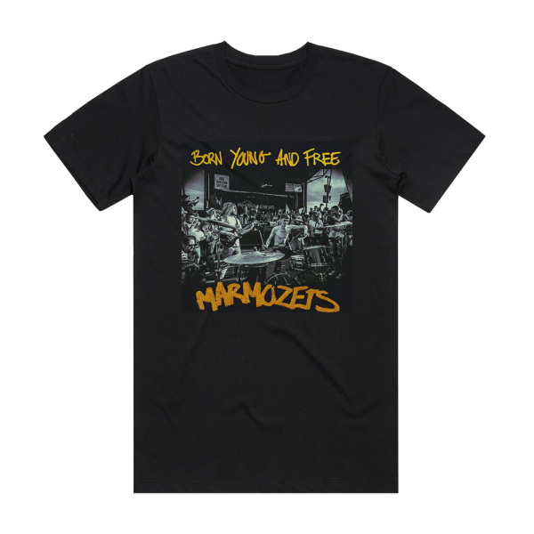 Marmozets Born Young And Free 2 Album Cover T-Shirt Black