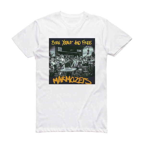 Marmozets Born Young And Free 2 Album Cover T-Shirt White