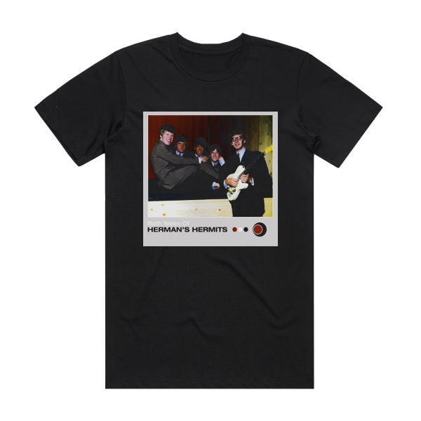 Hermans Hermits Both Sides Of Hermans Hermits 1 Album Cover T-Shirt Black