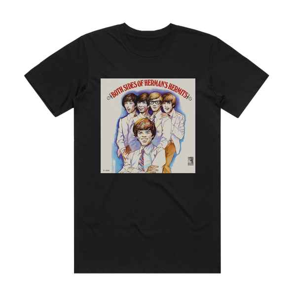 Hermans Hermits Both Sides Of Hermans Hermits 2 Album Cover T-Shirt Black