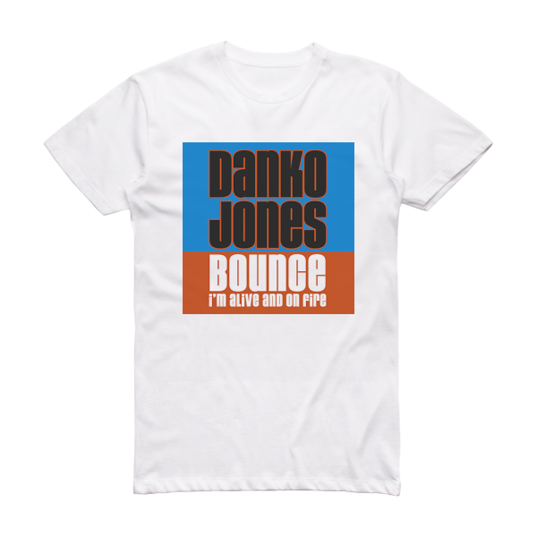 Danko Jones Bounce Album Cover T-Shirt White