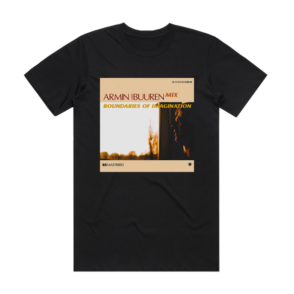 Armin van Buuren Boundaries Of Imagination Album Cover T-Shirt Black