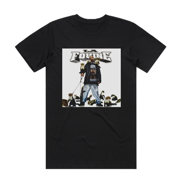 La Fouine Bourr Au Son Album Cover T-Shirt Black