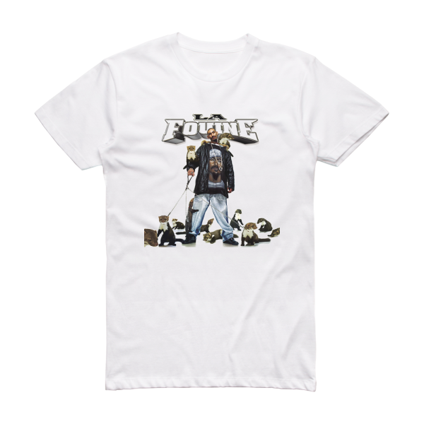 La Fouine Bourr Au Son Album Cover T-Shirt White