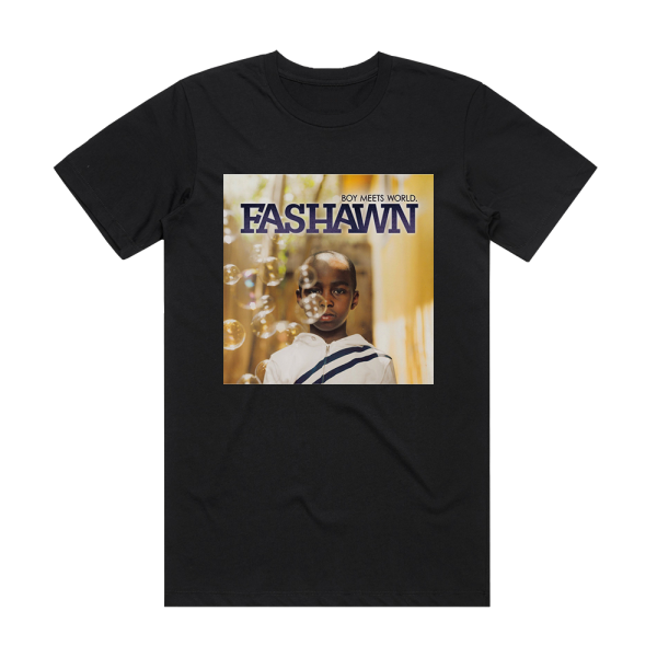 Fashawn Boy Meets World Album Cover T-Shirt Black