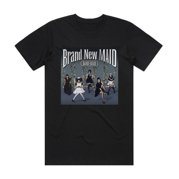 BAND-MAID Brand New Maid Album Cover T-Shirt Black