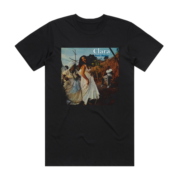 Clara Nunes Brasil Mestio Album Cover T-Shirt Black