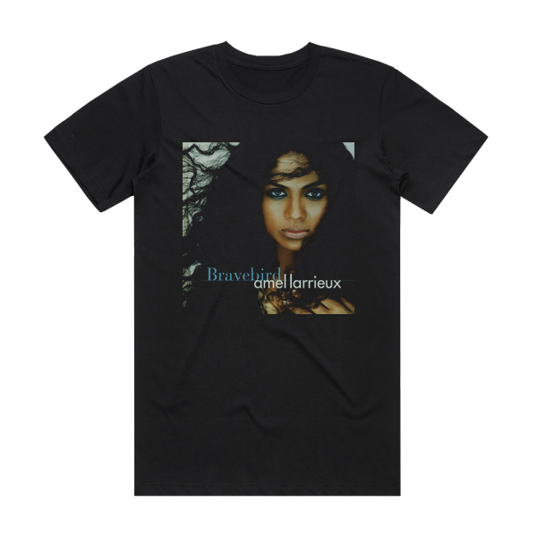 Amel Larrieux Bravebird Album Cover T-Shirt Black