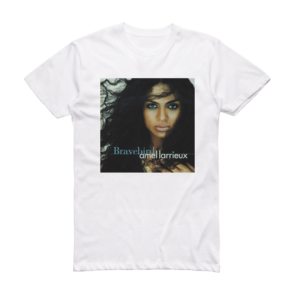 Amel Larrieux Bravebird Album Cover T-Shirt White