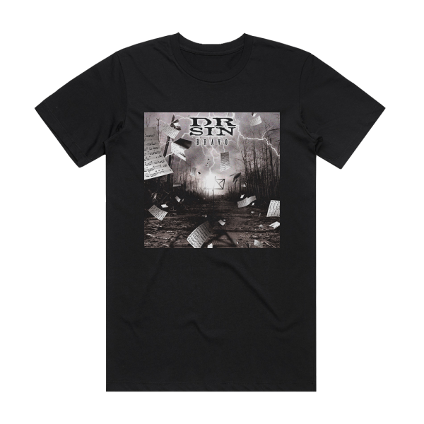 Dr Sin Bravo Album Cover T-Shirt Black