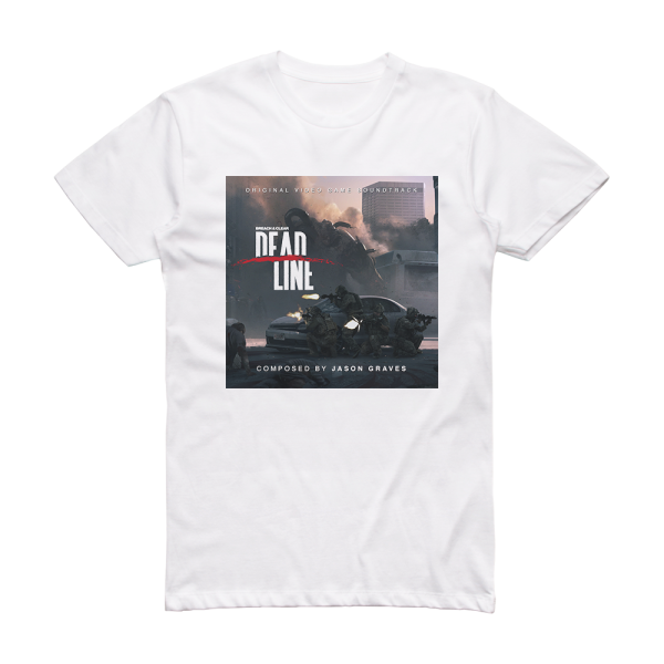 Jason Graves Breach Clear Deadline Original Video Game Soundtrack Album Cover T-Shirt White
