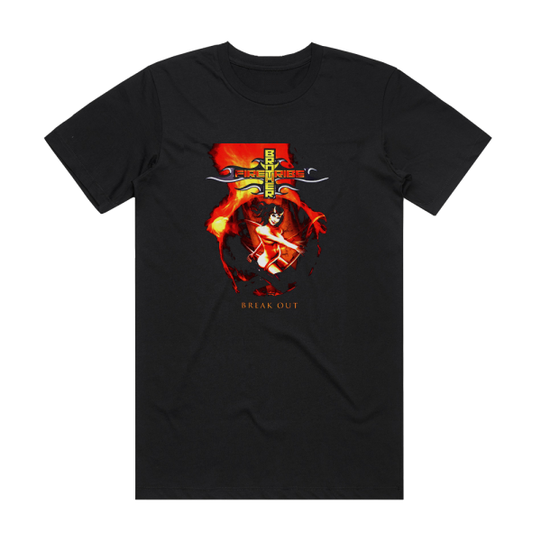 Brother Firetribe Break Out Album Cover T-Shirt Black