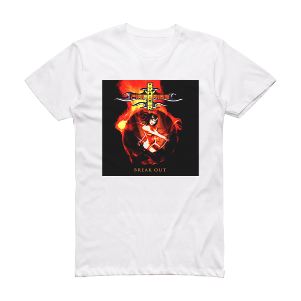 Brother Firetribe Break Out Album Cover T-Shirt White
