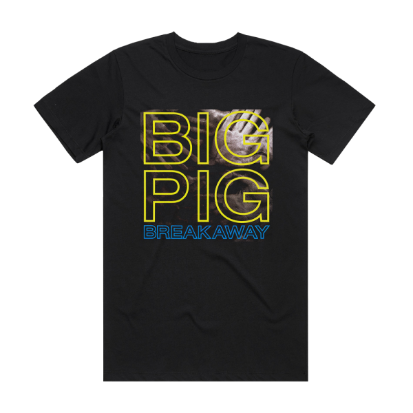 Big Pig Breakaway Album Cover T-Shirt Black