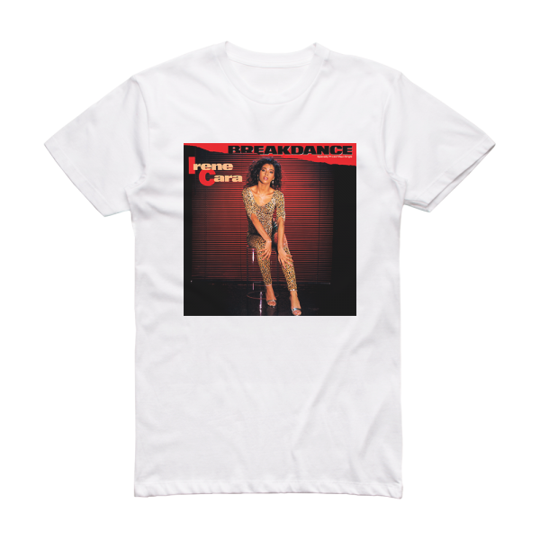 Irene Cara Breakdance Album Cover T-Shirt White